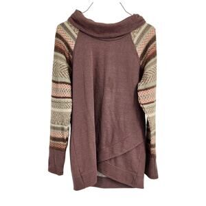 Maurices Striped Long Sleeve Sweater - Women's Size Small